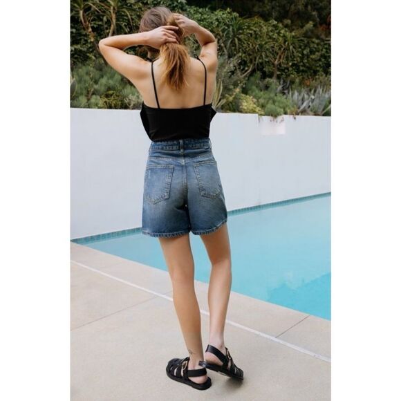 NWT Zara Blogger’s Favorite Black Voluminous Bow Bodysuit, Size Small - Picture 4 of 12